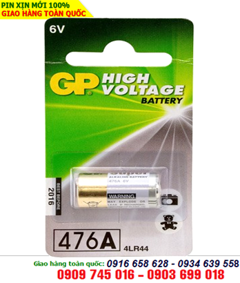 Pin GP Ultra 4LR44,A544,476A High Votage 6v Alkaline